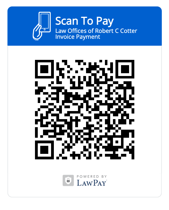 Robert Cotter Law - Secured Payment by LawPay